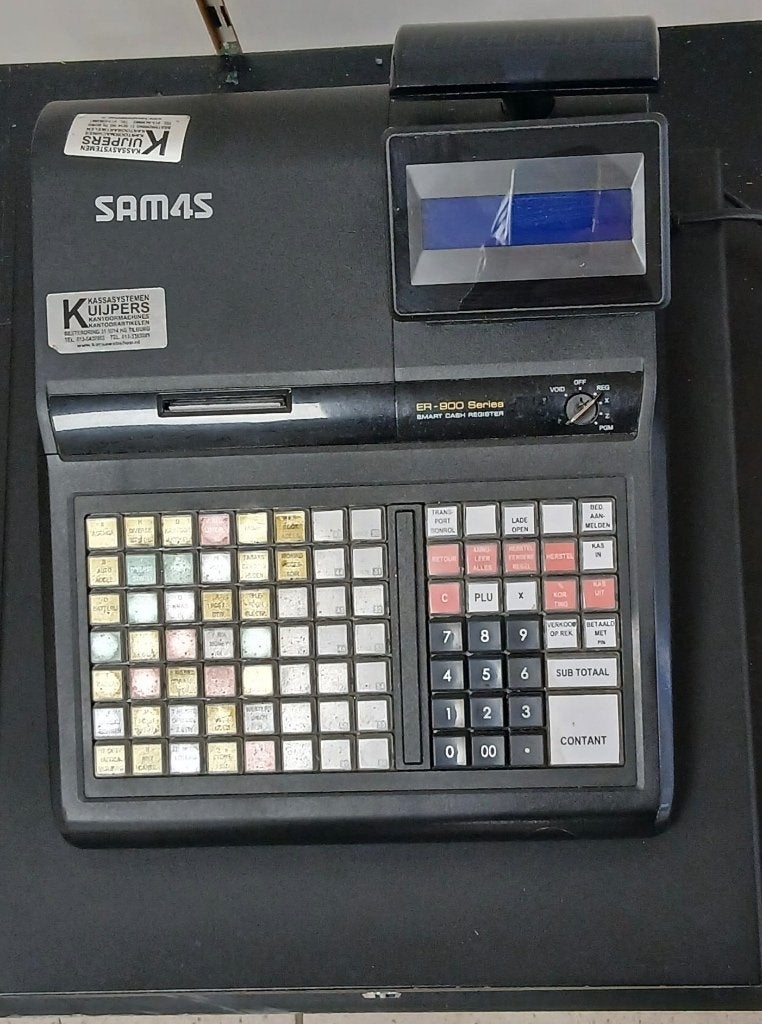 Kassa Sam4s ER-925, Ophalen