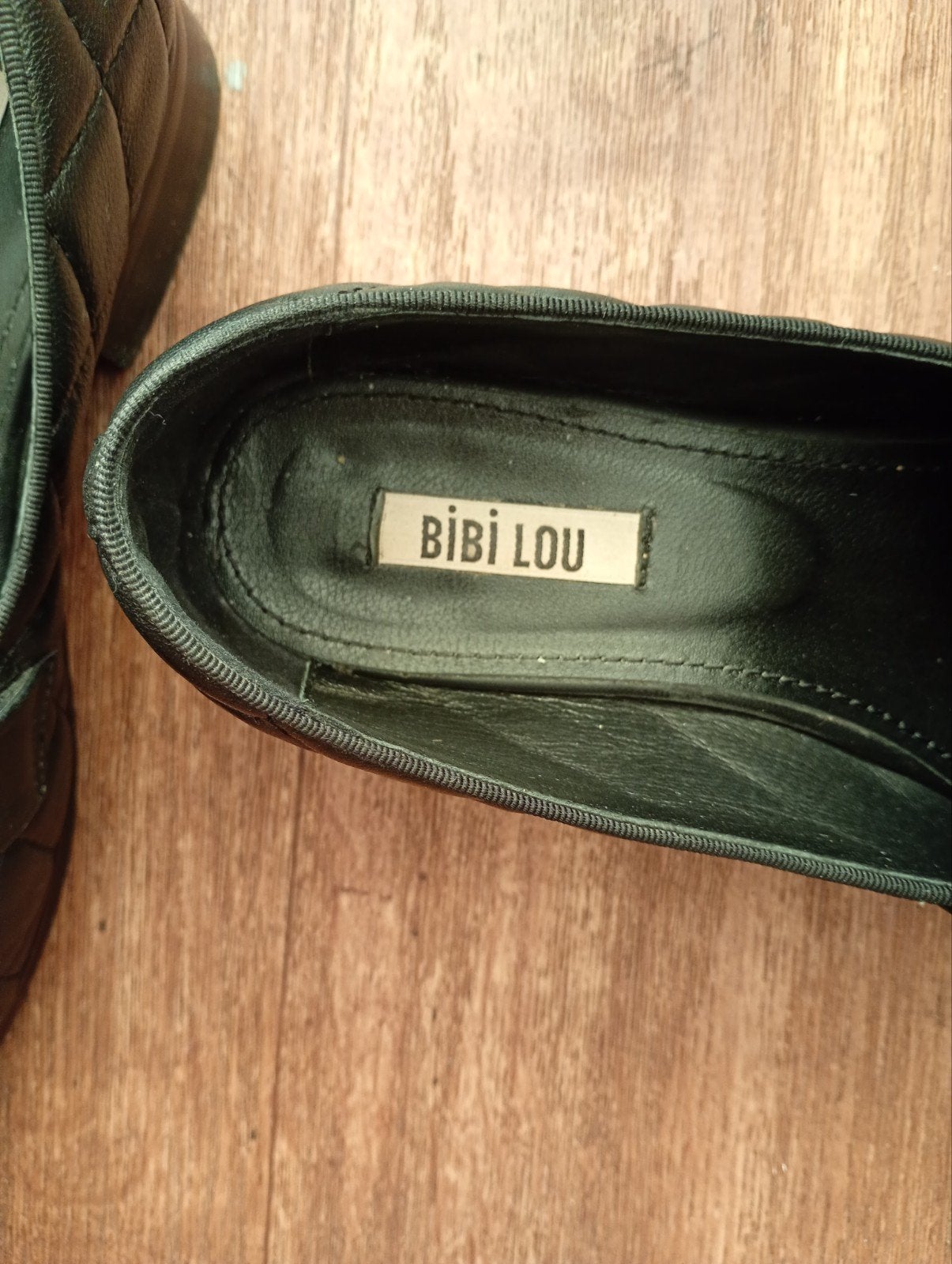 BIBI LOU leren schoenen, maat 39 , 1x aangehad, Ophalen of Verzenden, Zo goed als nieuw, Zwart, Sneakers of Gympen