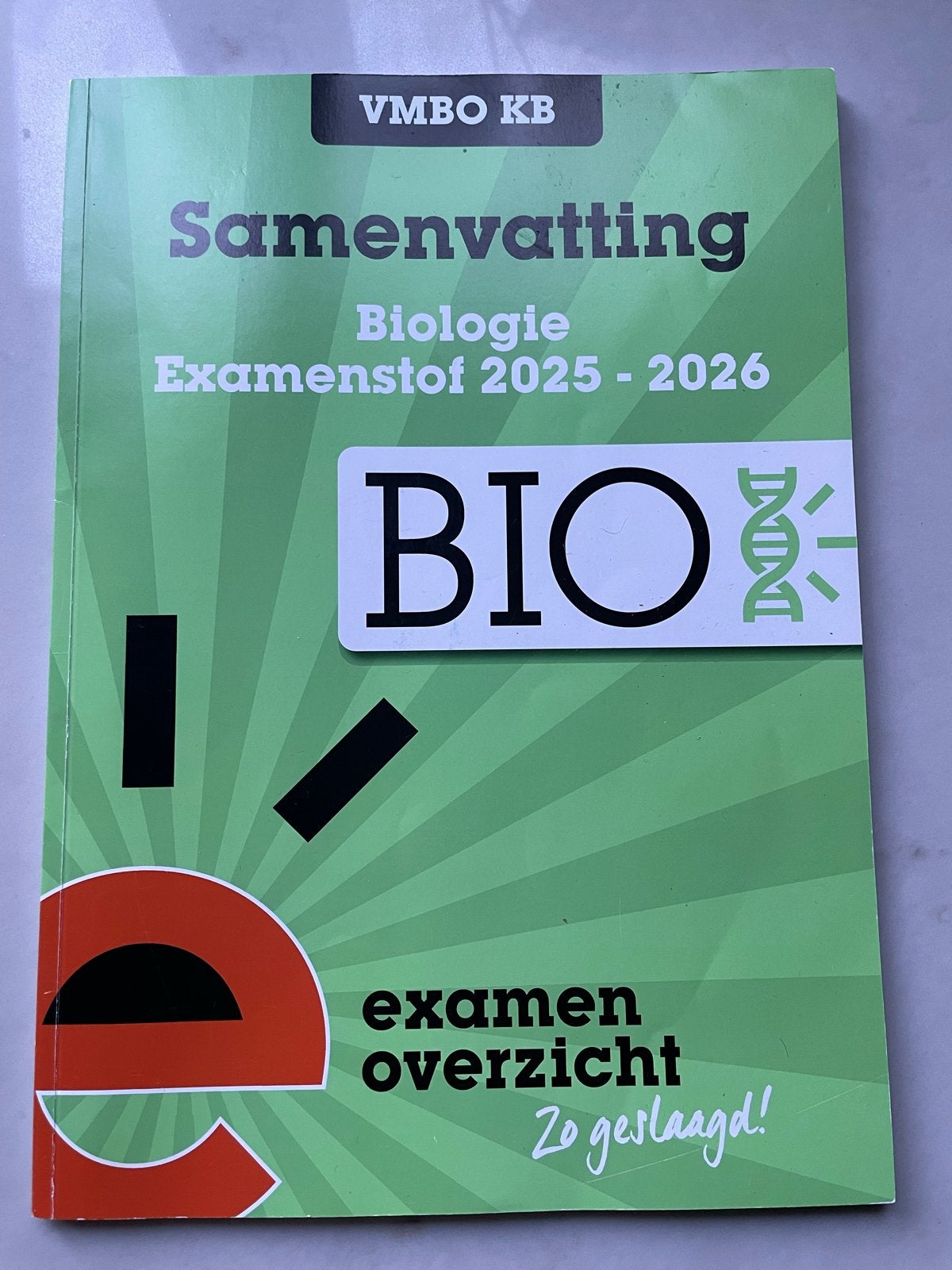 Samenvatting Biologie Examenstof 2025-2026 VMBO KB, Boeken, Ophalen of Verzenden, Zo goed als nieuw, VMBO, Biologie