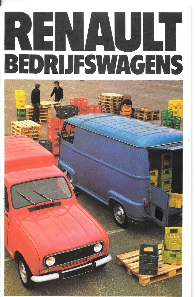 RENAULT BEDRIJFSWAGENS  1985, Ophalen of Verzenden, Renault