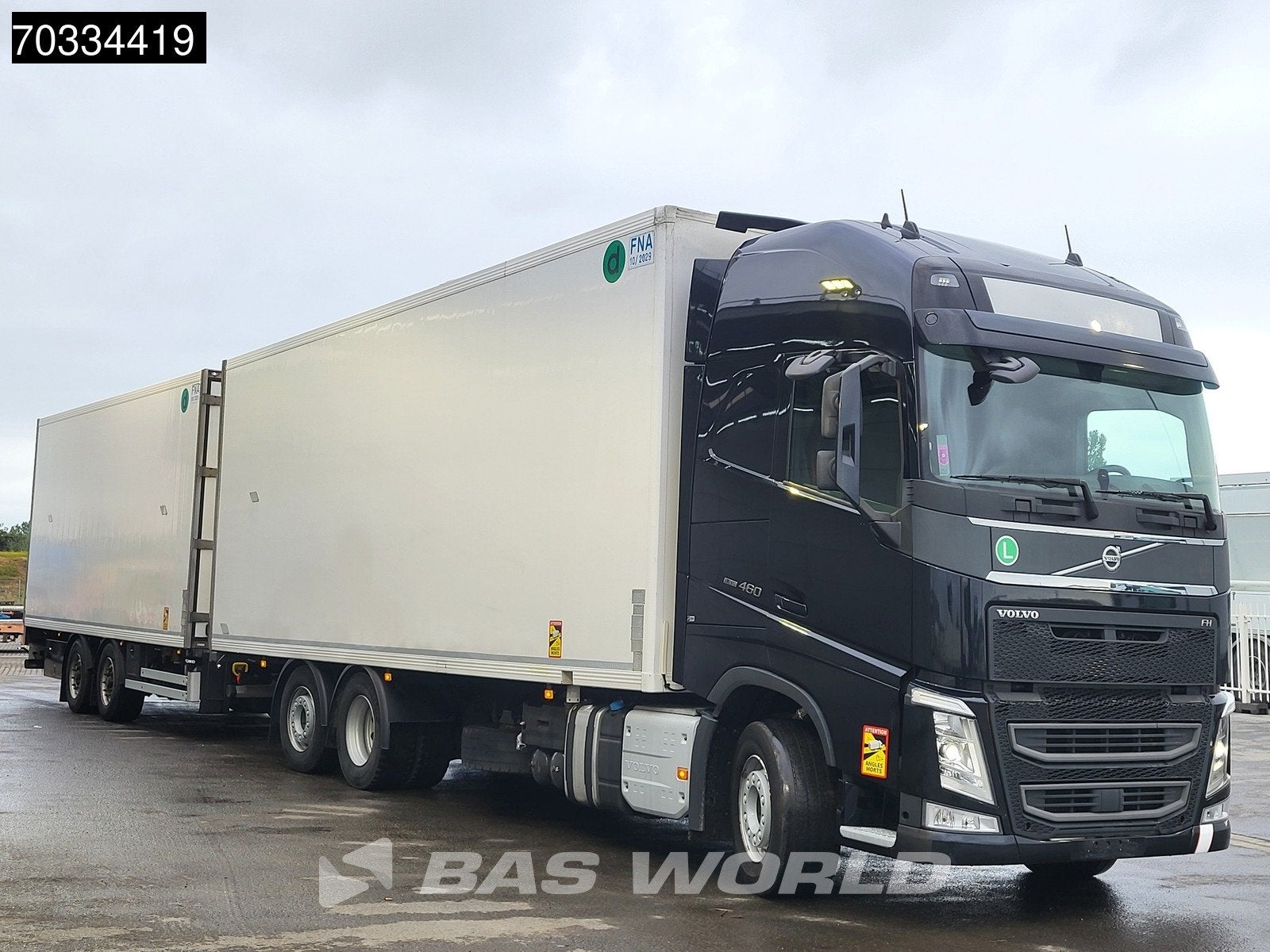 Volvo FH 460 6X2 Combi LNG engine! Thermo King UT 1200 coole, Auto's, Automaat, Stof, 460 pk, Euro 6