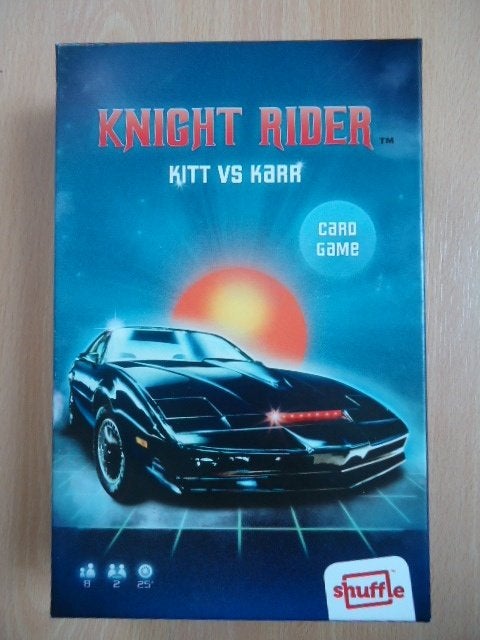 Knight Rider, Kitt vs Karr kaartspel, nieuw, Een of twee spelers, Ophalen of Verzenden, Nieuw