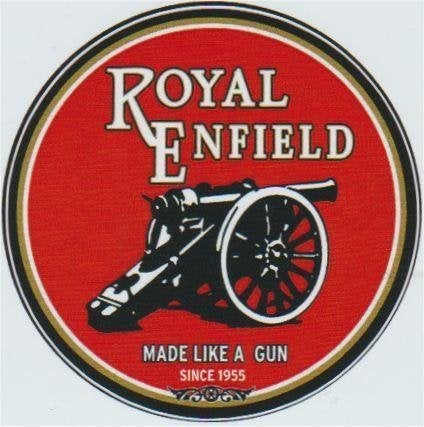 Royal Enfield sticker #1, Verzenden