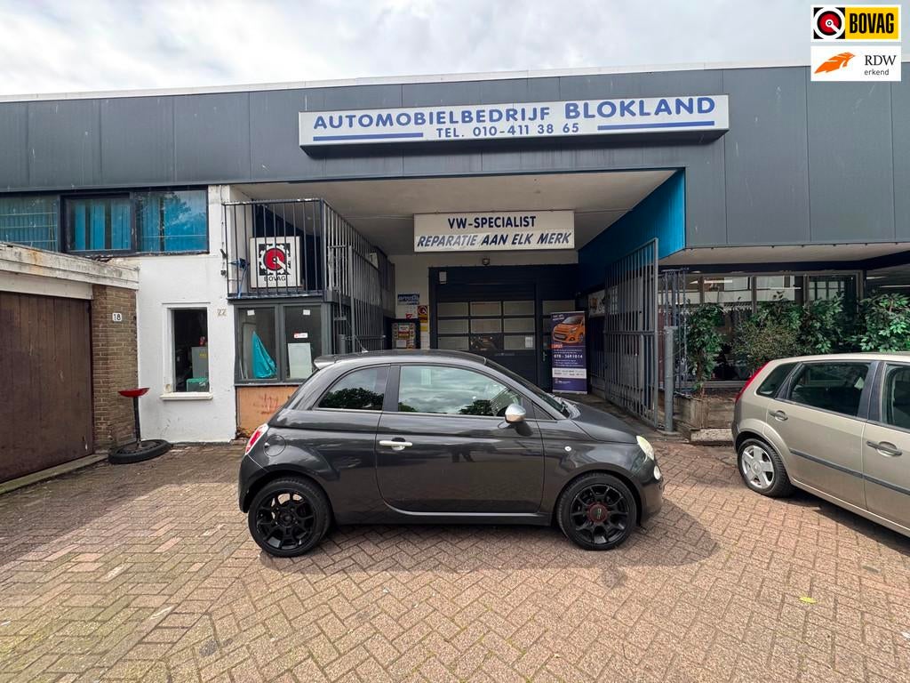 Fiat 500 0.9 TwinAir Blackjack, Auto's, Fiat, Voorwielaandrijving, Euro 5, 86 pk, Gebruikt
