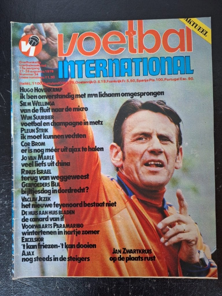 Voetbal International – Seizoensgids 1978/79, Ophalen of Verzenden, Zo goed als nieuw, Buitenlandse clubs, Boek of Tijdschrift