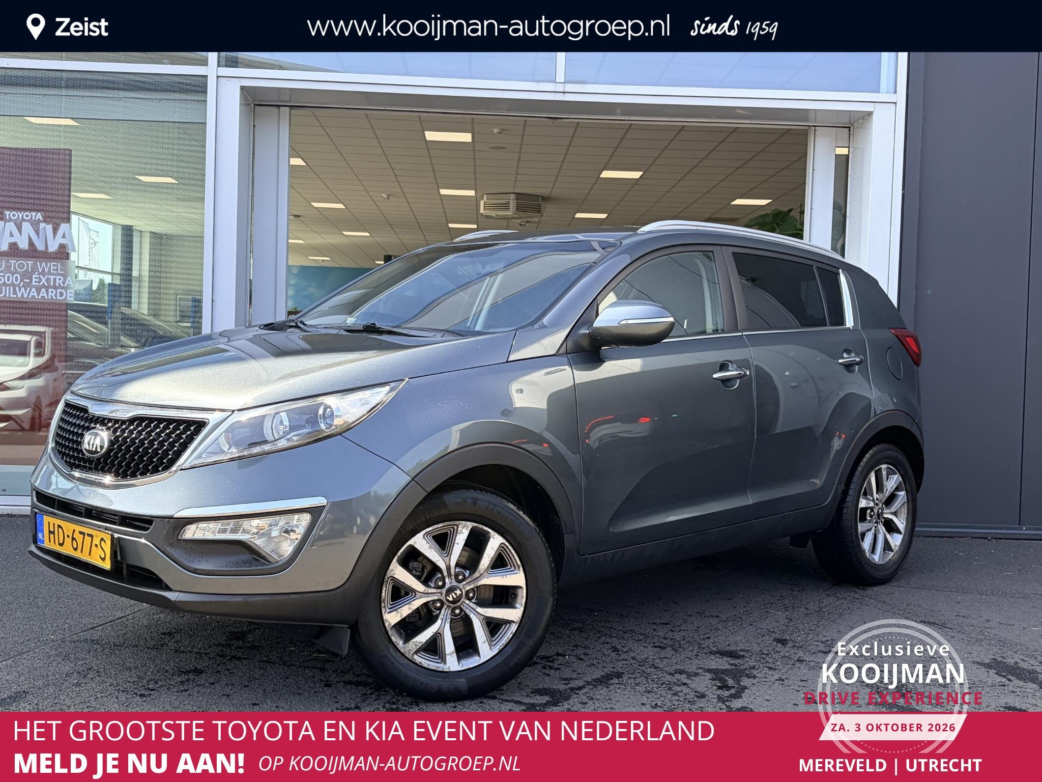 Kia Sportage 2.0 X Line 4WD | Bluetooth | Achteruitrijcamera, Auto's, Automaat, Gebruikt, 4 cilinders, Leder