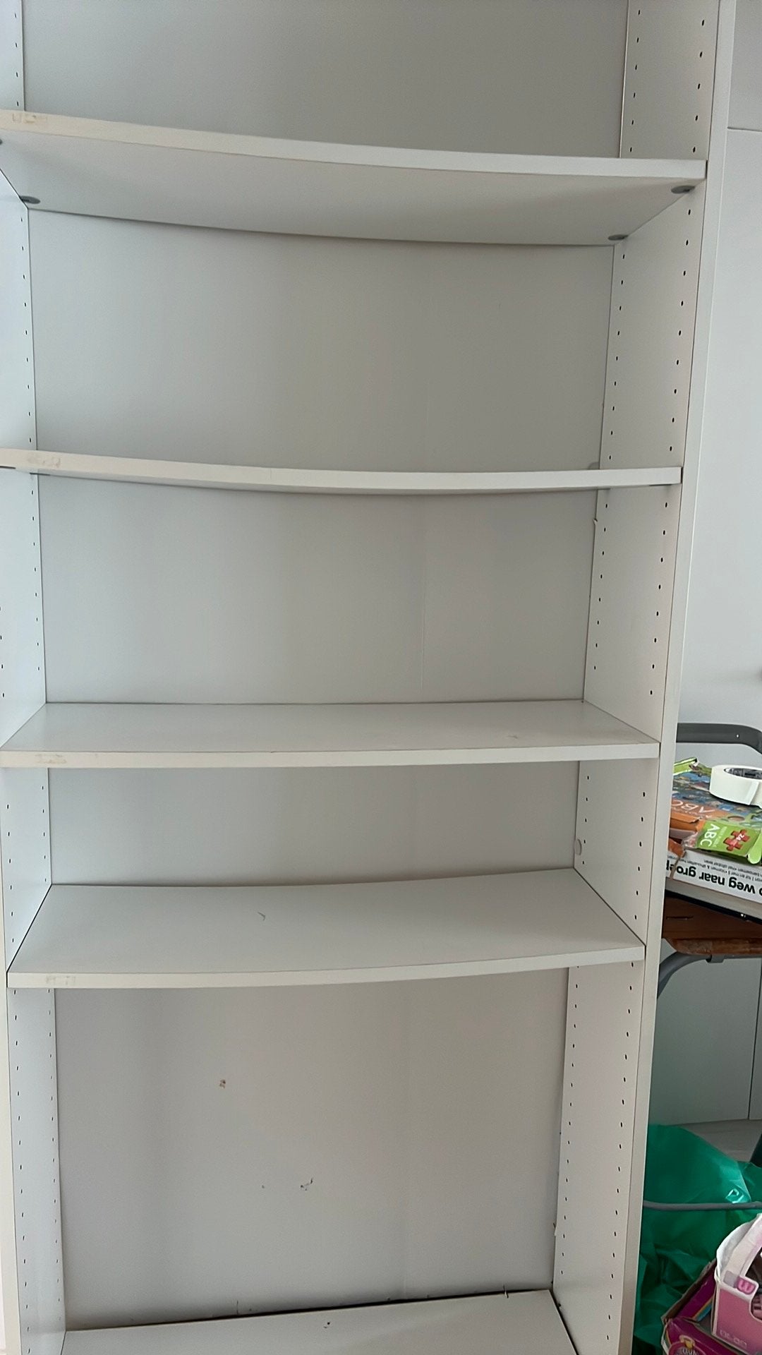 Gratis Boekenkast wit, Ophalen, 50 tot 100 cm, Zo goed als nieuw, 150 tot 200 cm