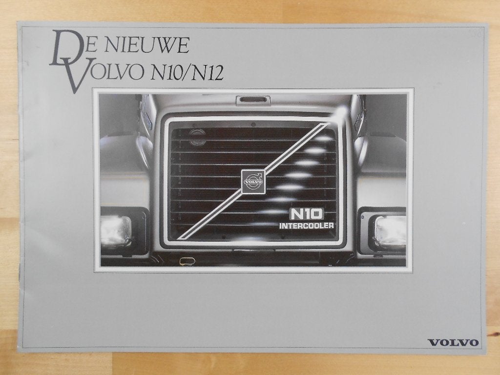 Volvo N10 N12 Brochure 1988 – Torpedo Neus, Volvo, Zo goed als nieuw, Volvo, Ophalen of Verzenden