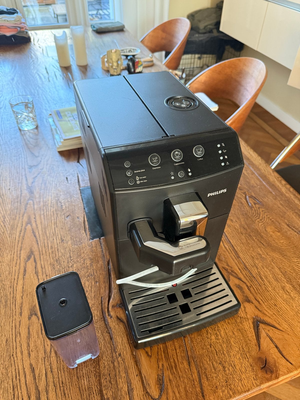Philips volautomatische koffiemachine, Afneembaar waterreservoir, Gebruikt, Espresso apparaat, 2 tot 4 kopjes