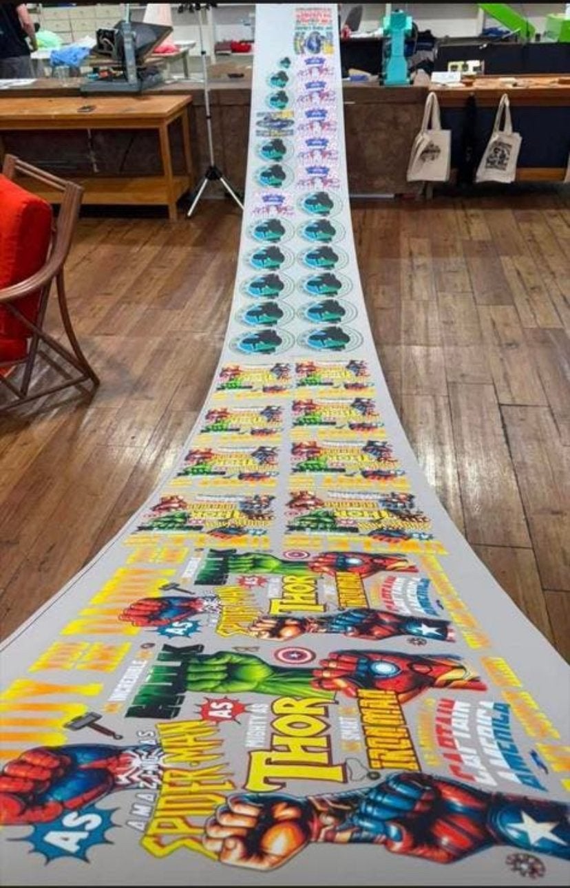 DTF Prints - Diverse ontwerpen voor textiel, Ophalen of Verzenden, Nieuw, Meerdere plaatjes