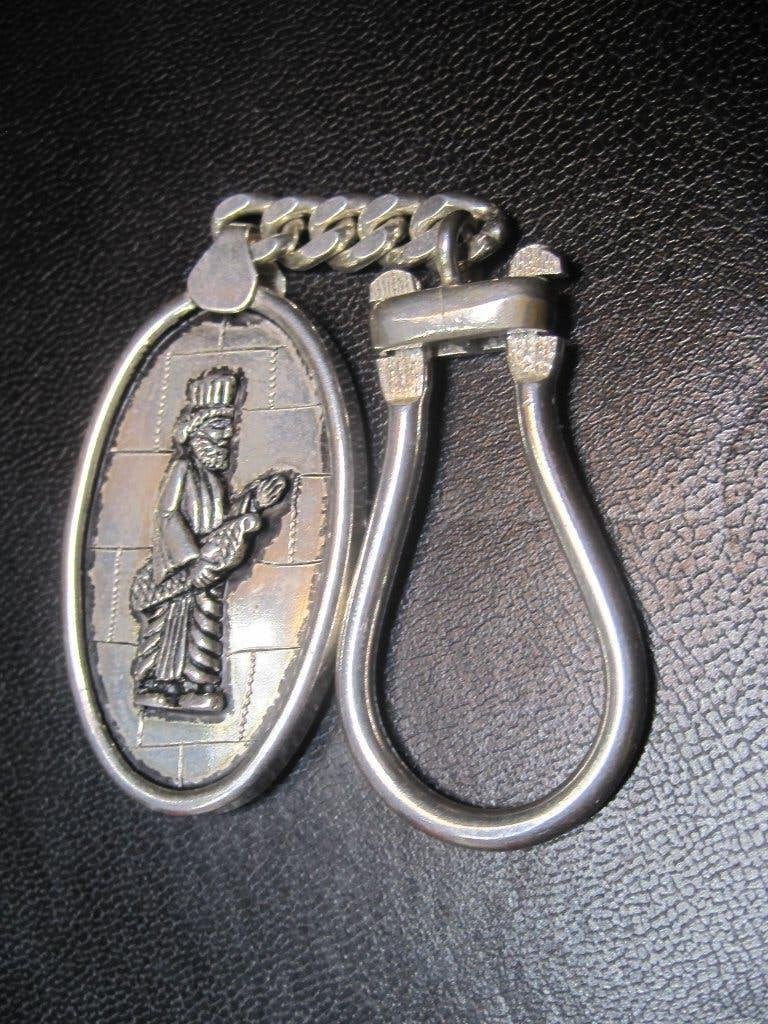Zilveren slotelhanger zeldzaam zilver 900 35 gram, Ophalen, Zilver