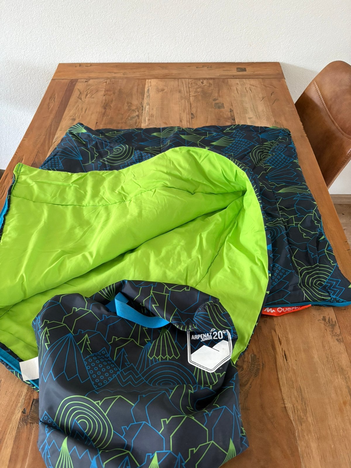 Decathlon Slaapzak (145 cm), Caravans en Kamperen, Ophalen of Verzenden, Zo goed als nieuw