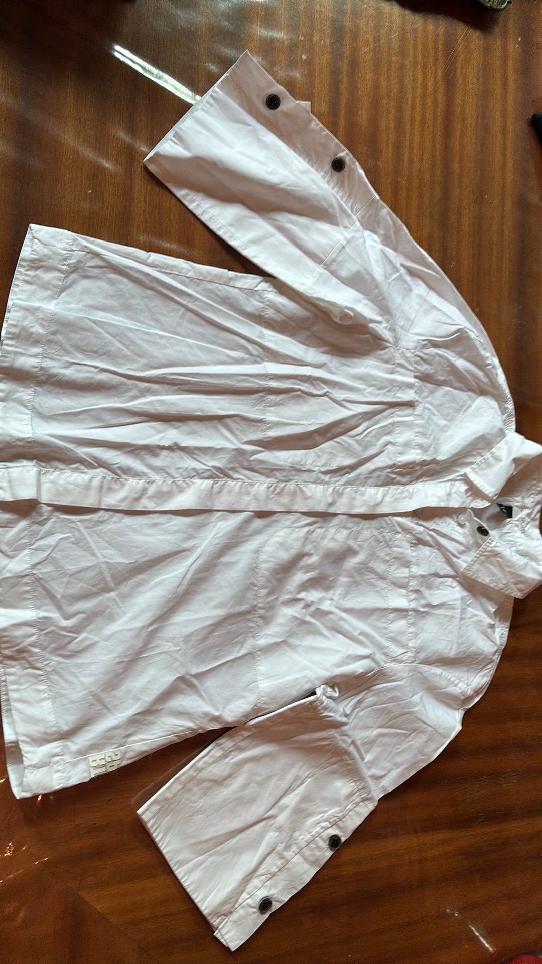 blouse Marc cain maat 38 wit als nieuw, Kleding | Dames, Ophalen of Verzenden, Zo goed als nieuw, Maat 38/40 (M), Wit