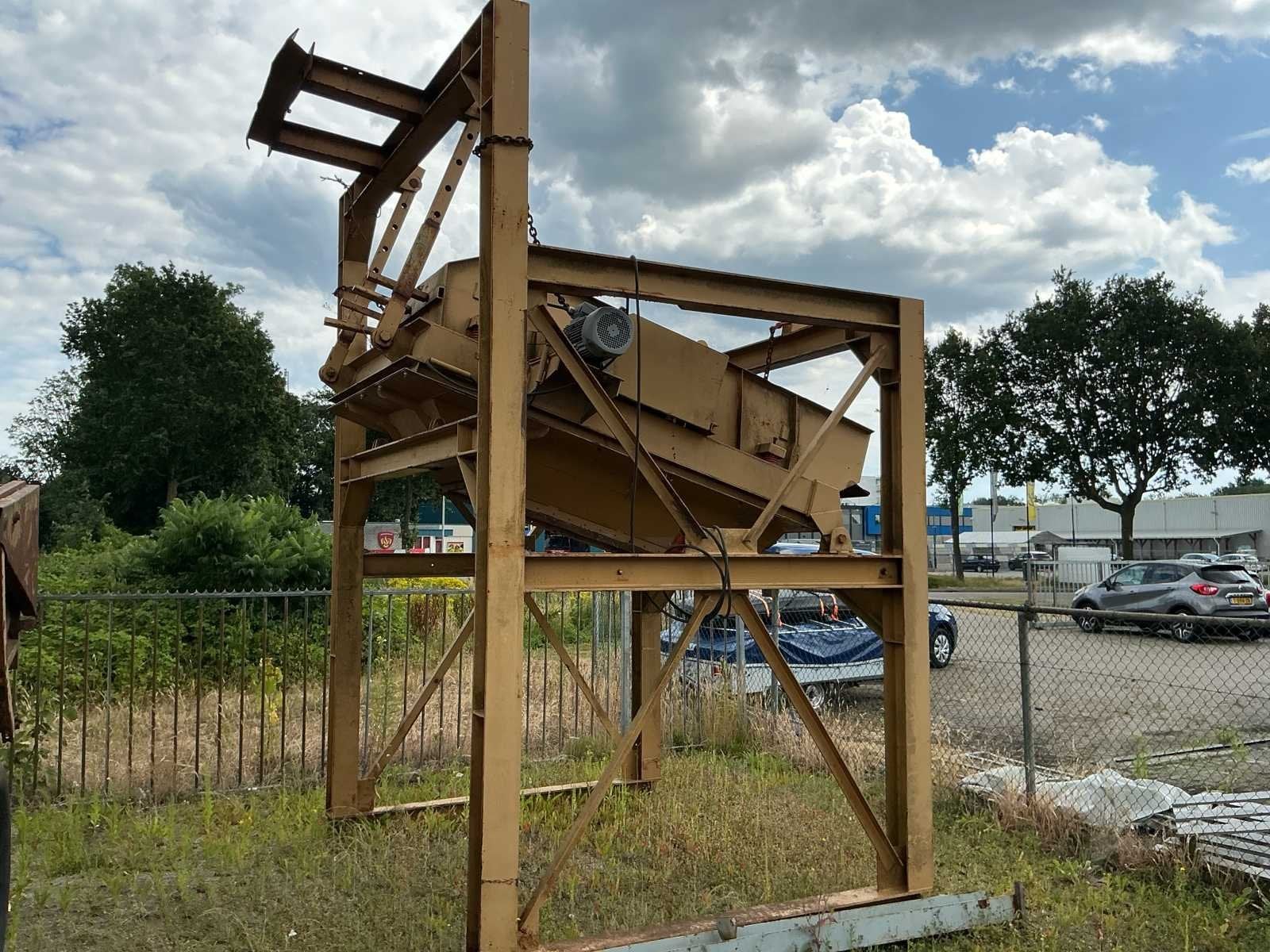 Zeef installatie op krachtstroom Mobiele zeefinstallatie