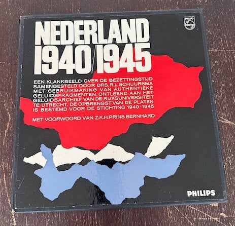 Nederland 1940/1945 LP Boxset Philips – Complete – WOII, Overige typen, Ophalen of Verzenden, Zo goed als nieuw, 12 inch