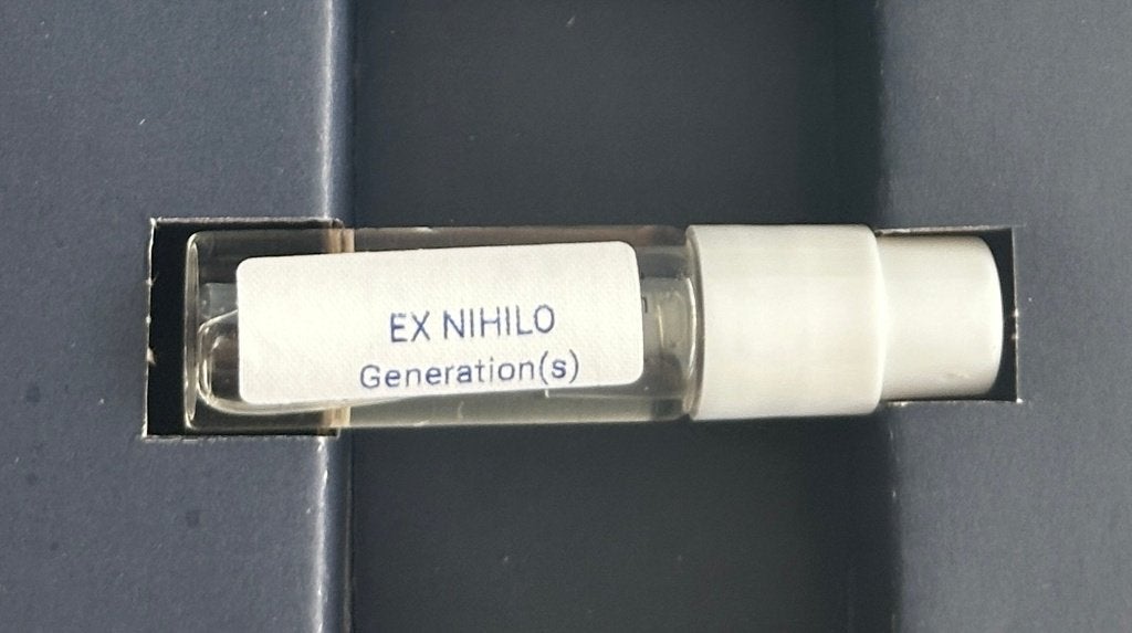 Ex Nihilo Generations Eau de Parfum monster proef tester 2ml, Ophalen of Verzenden, Nieuw
