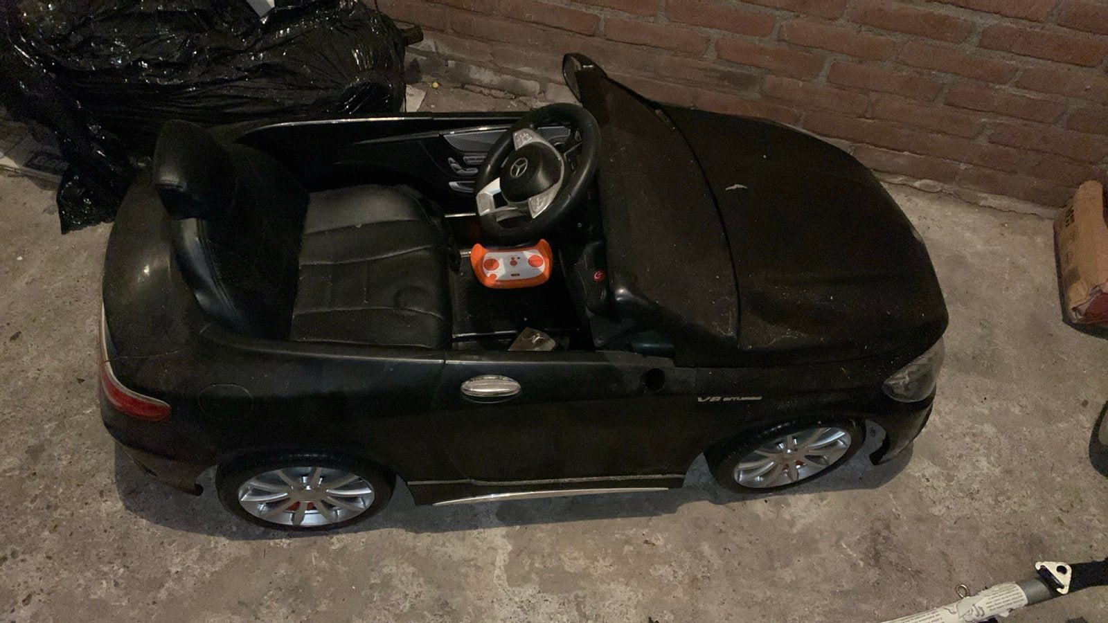 Elektrische kinderauto Mercedes S63 AMG met afstandsbedienin, Ophalen, Zo goed als nieuw, Afstandsbediening