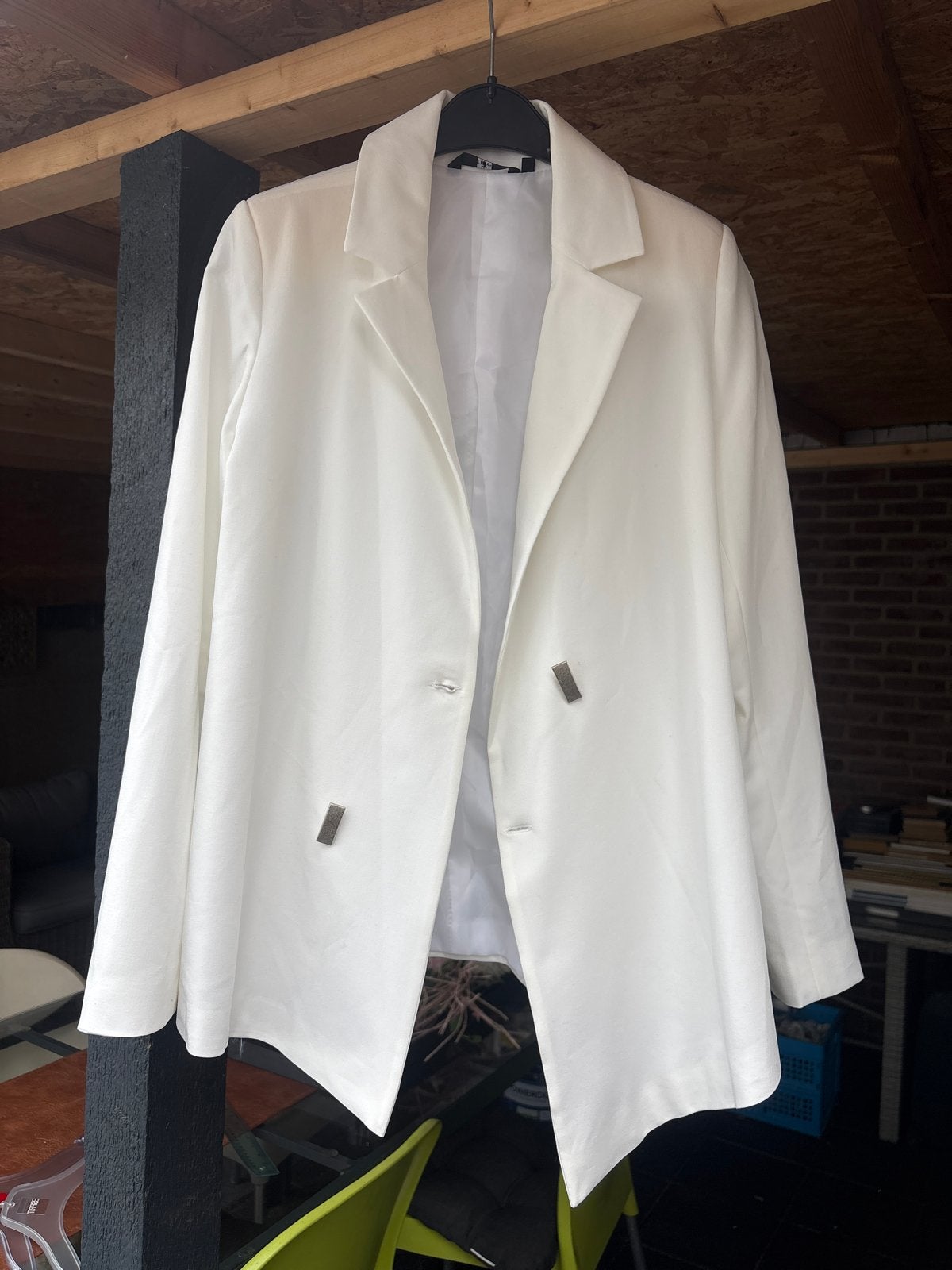 Witte blazer, maat S, Kleding | Dames, Wit, Nieuw, Ophalen of Verzenden, Jasje