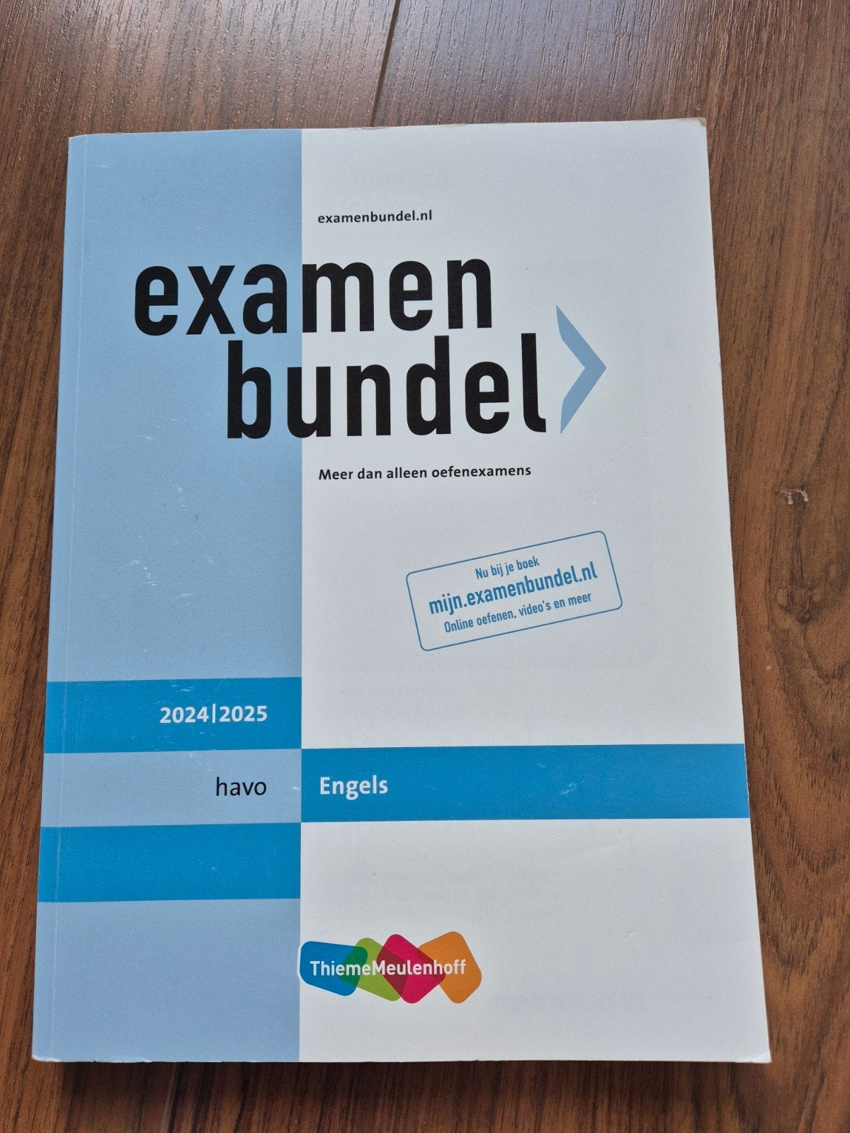 Examenbundel havo Engels 2024/2025, ThiemeMeulenhoff, Zo goed als nieuw, Alpha, HBO