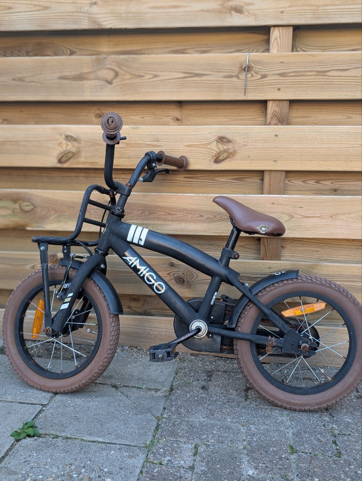Jongensfietsje, Ophalen, Gebruikt, Staal, Minder dan 16 inch