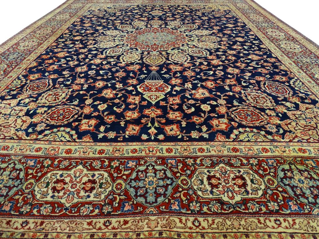 Perzisch tapijt - Sarough - 394 x 300 cm - Handgeknoopt, Bruin, -, Verzenden, -