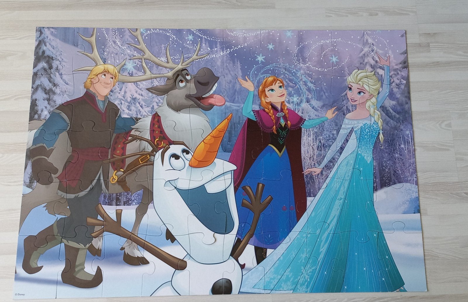 Umbo Disney Frozen puzzel 100x70cm, Ophalen, 10 tot 50 stukjes, 4 tot 6 jaar