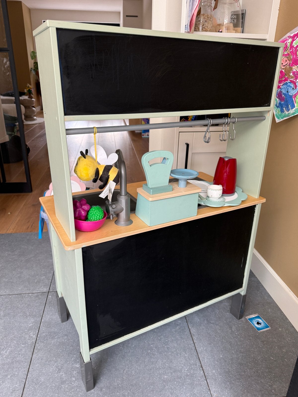 Houten ikea keuken met Accessoires, Ophalen, Gebruikt, Hout, Speelkeuken
