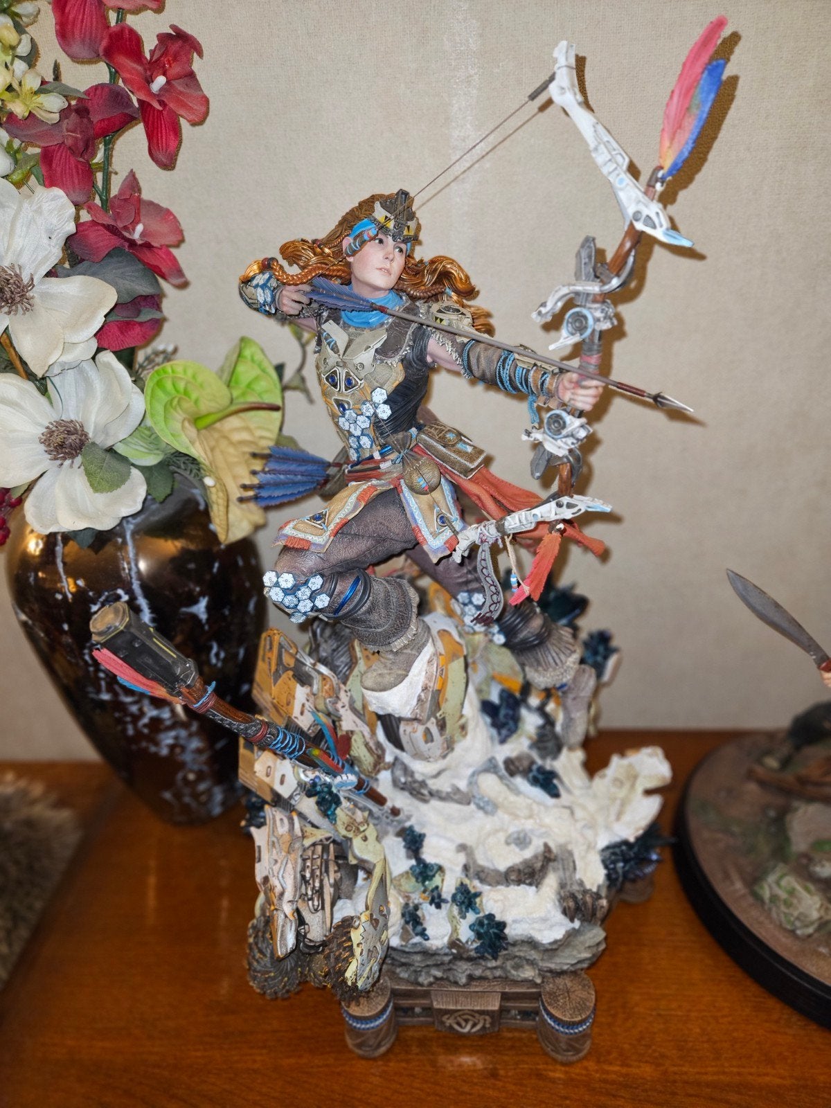 ✅ Aloy Horizon Zero Dawn Prime 1 studio Exclusive, Ophalen, Zo goed als nieuw