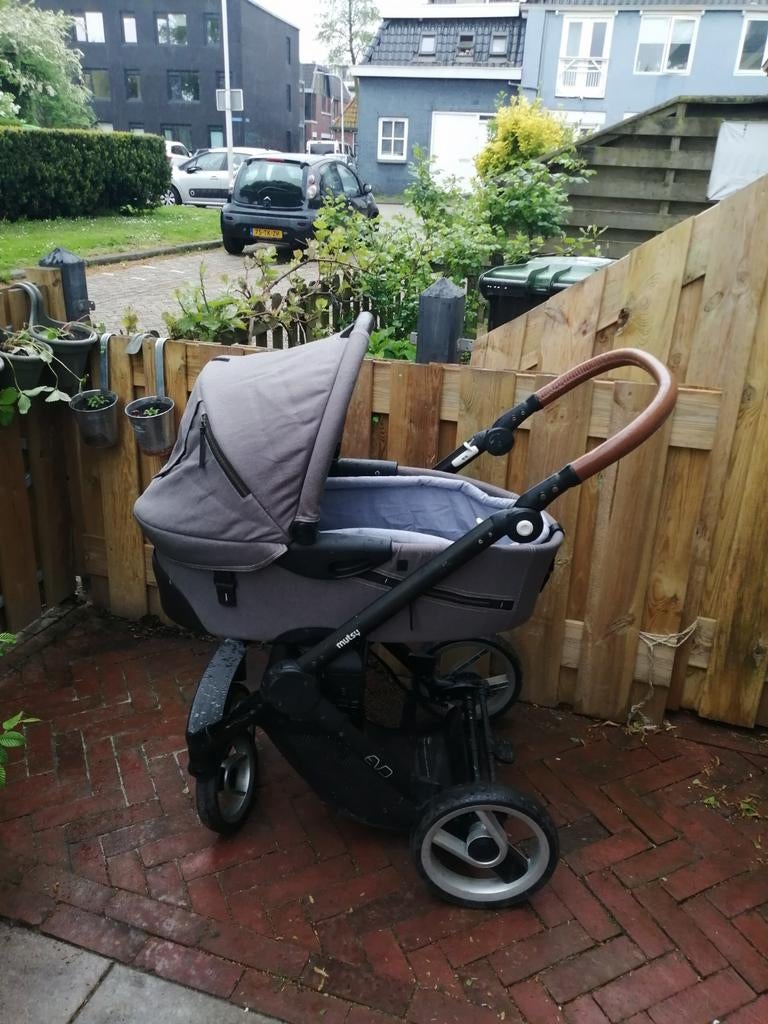 Mutsy Evo kinderwagen set 3-delig met Maxi Cosi, Ophalen, Gebruikt, Met autostoeltje, Combiwagen