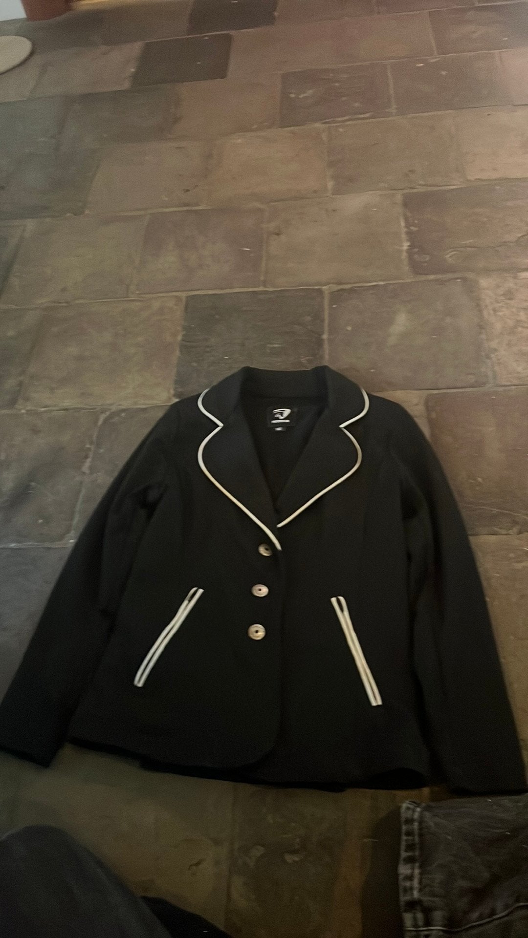 Paardrij jasje maat 140 met schouder dingen, Dieren en Toebehoren, Ophalen of Verzenden, Zo goed als nieuw, Bovenkleding