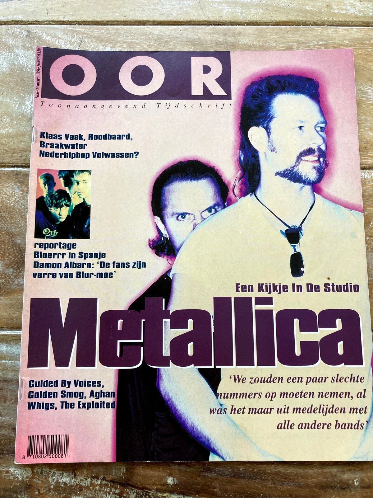 OOR Magazine 1996 BLUR Metallica GOLDEN SMOG Guided By Voice, Ophalen of Verzenden, Zo goed als nieuw, Muziek, Film of Tv