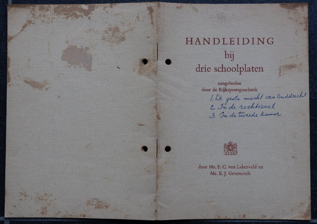 Schoolplaat boekje – Rijkspostspaarbank 1, Ophalen of Verzenden, Natuur en Biologie