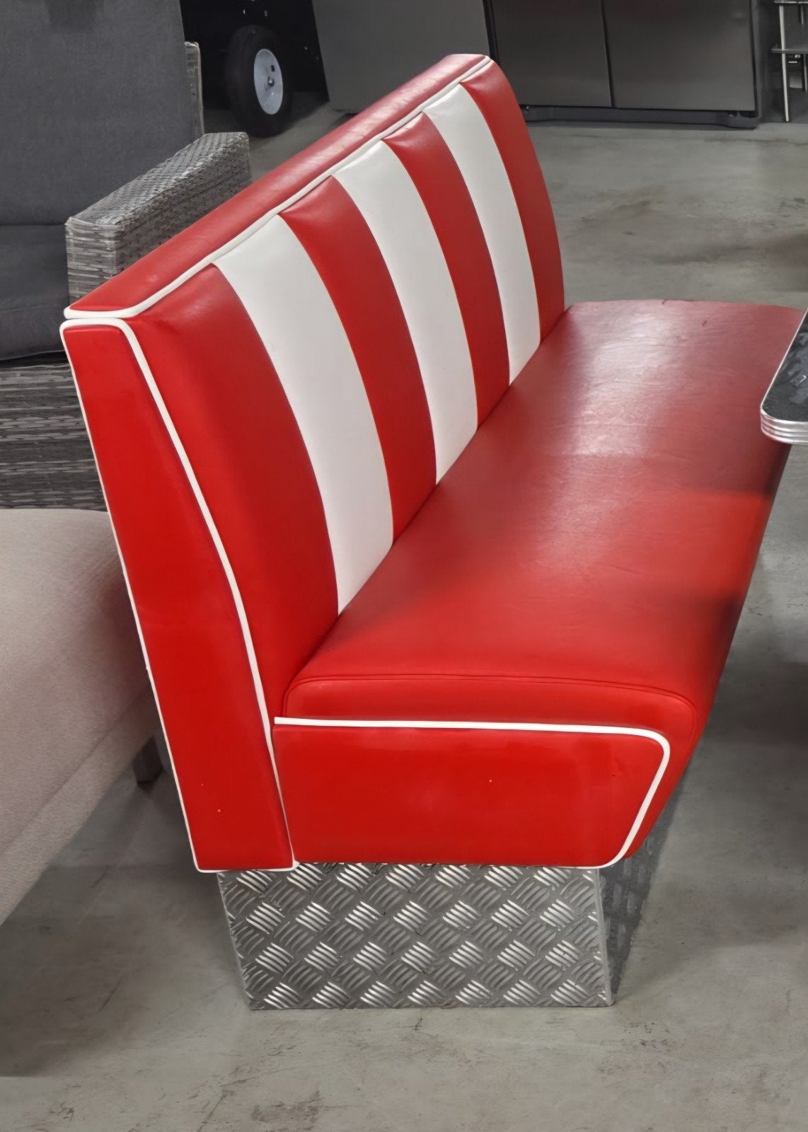 Amerikaanse Diner Set - Bank, Tafel en Stoelen, Huis en Inrichting, Ophalen, Gebruikt, Amerikaanse Diner / Retro, Minder dan 4 stoelen