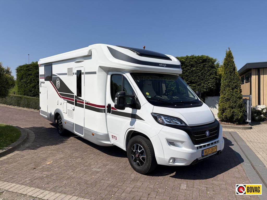 Elnagh Baron 573 5 Persoons!, Caravans en Kamperen, Campers, Overige merken, Achteruitrijcamera, Ringverwarming, Fiat