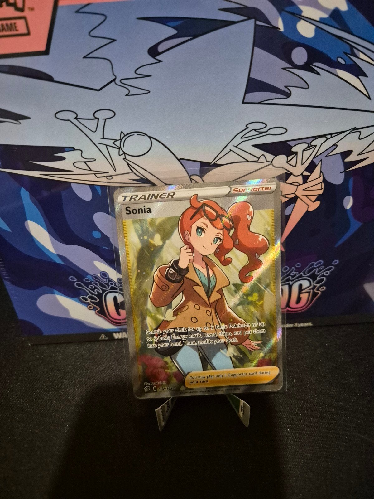 Sonia Full Art Trainer 192/192 - Pokémon Kaart, Hobby en Vrije tijd, Verzamelkaartspellen | Pokémon, Ophalen of Verzenden, Zo goed als nieuw