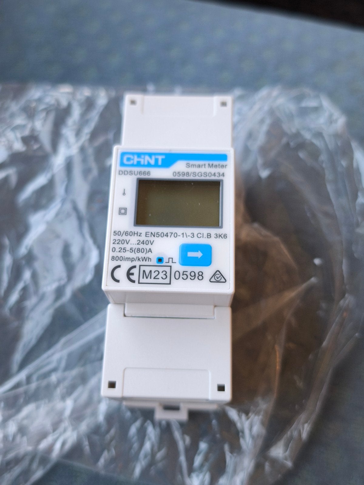 CHNT DDSU666 Enkelfase Smart Meter 2P Modbus, Doe-het-zelf en Verbouw, Elektra en Kabels, Ophalen of Verzenden, Nieuw, Overige merken