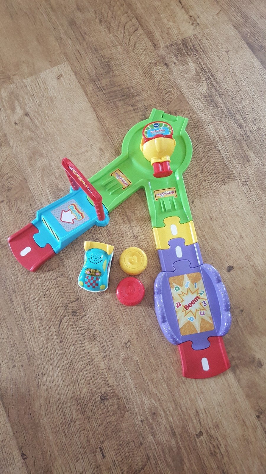 Vtech toet toet auto luxe lanceerbaan, Ophalen of Verzenden, Zo goed als nieuw, 2 tot 4 jaar