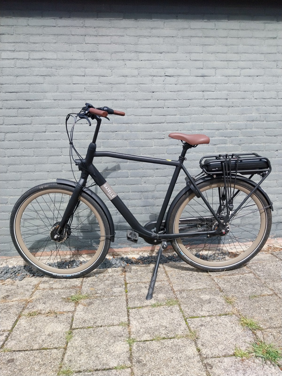 Gazelle Esprit  elektrische herenfiets 59cm, Ophalen, Zo goed als nieuw, 50 km per accu of meer, 55 tot 59 cm