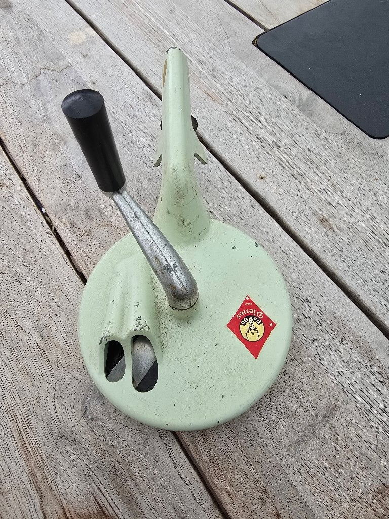 Vintage PeDe Bonensnijder – Pastelgroen – Jaren 50/60, Ophalen of Verzenden