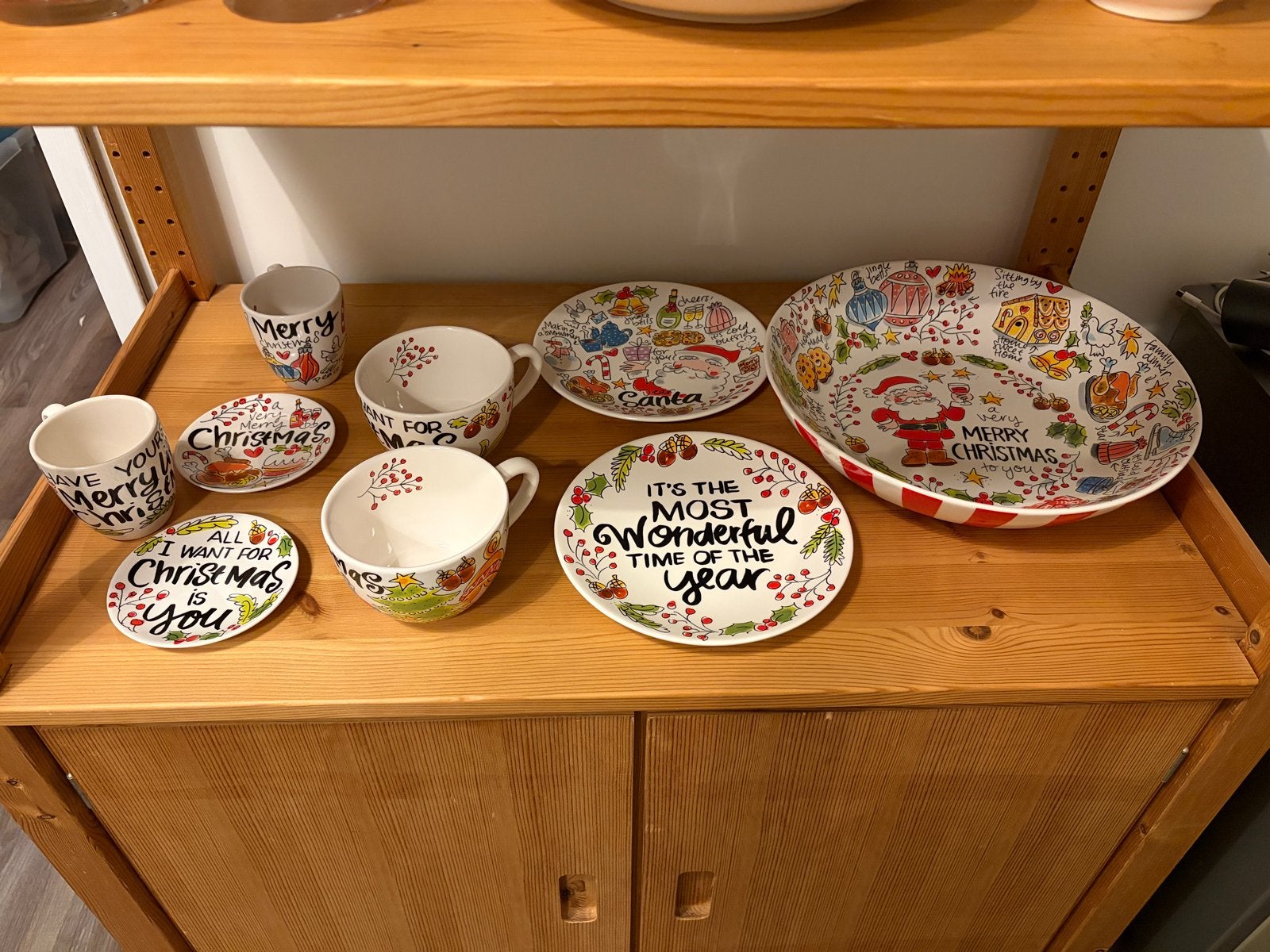 Blond Amsterdam Kerst Servies, Ophalen, Zo goed als nieuw, Aardewerk, Blond Amsterdam
