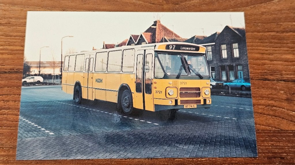Foto BUS NZH Haarlem 3721, Verzenden, Gebruikt, Bus of Metro, Overige typen