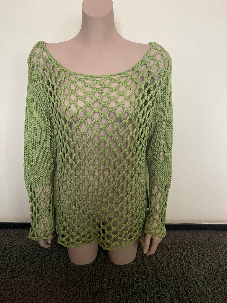 ZGAN Miss Etam trui/top, groen, maat 44, Kleding | Dames, Maat 42/44 (L), Ophalen of Verzenden, Zo goed als nieuw, Miss Etam