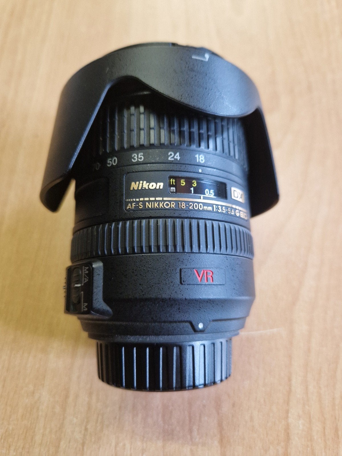 Nikon AF-S DX 18-200mm f/3.5-5.6G ED VR lens, Audio, Tv en Foto, Fotografie | Lenzen en Objectieven, Ophalen of Verzenden, Zo goed als nieuw