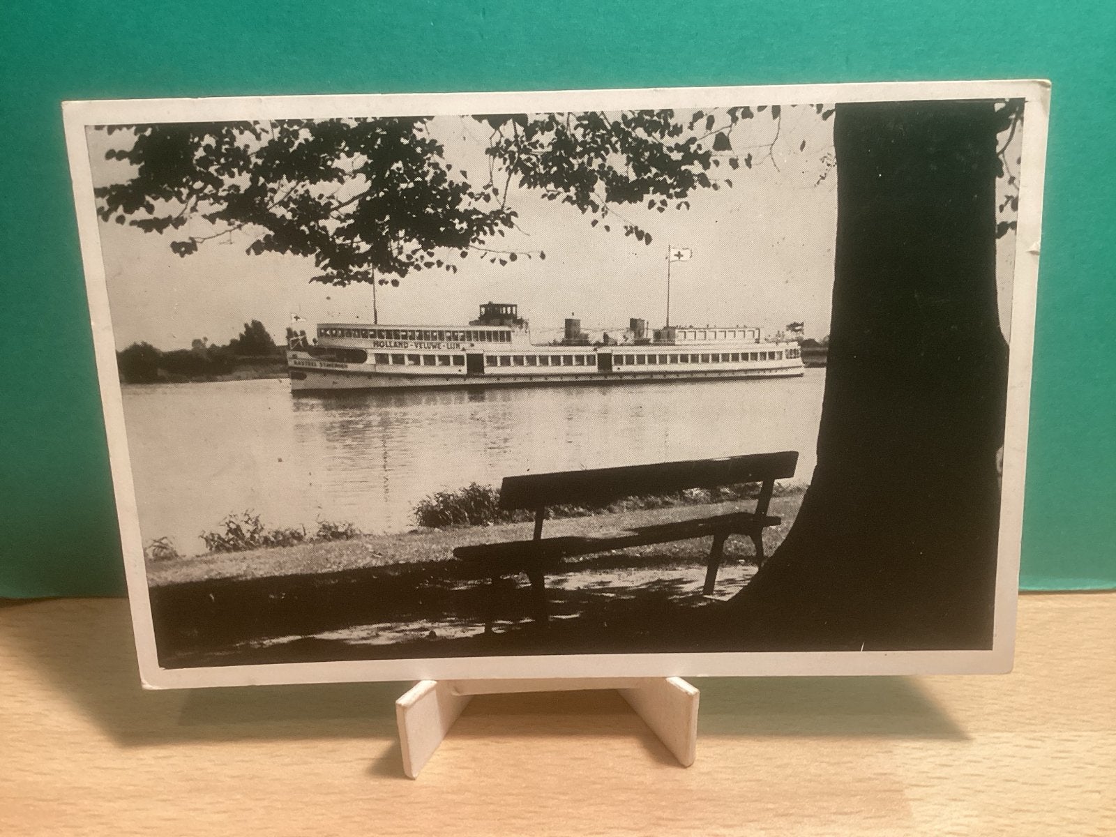 'Holland-Veluwe-Lijn' Stoomboot Mij.     663, Verzamelen, Ansichtkaarten | Nederland, Ophalen of Verzenden, 1940 tot 1960, Gelopen