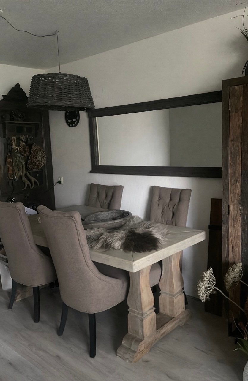 Hele mooie zware Kloostertafel, Ophalen, 200 cm of meer, 50 tot 100 cm, Zo goed als nieuw