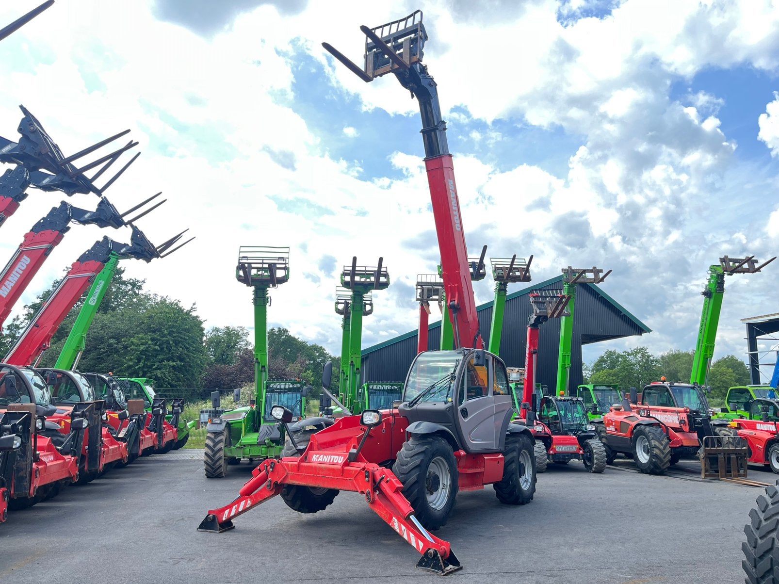 VERREIKER MANITOU MT 1440 PRIVILEGE 14 meter!, Zakelijke goederen, Machines en Bouw | Kranen en Graafmachines, Ophalen, Verreiker