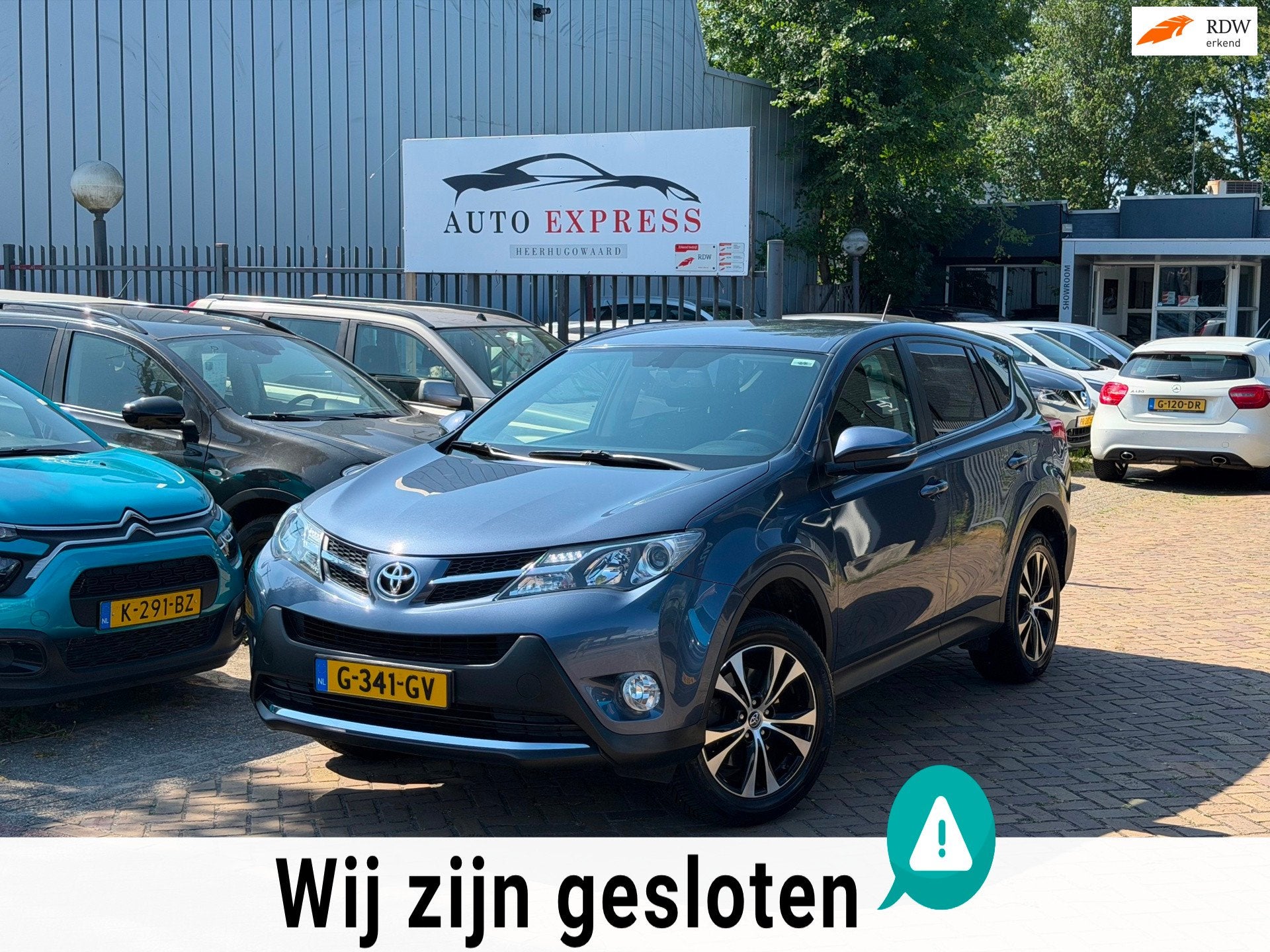 Toyota RAV4 2.0 Style 4WD Aut/Airco/Cruise/Navi/Camra/Terekh, Auto's, Euro 5, 4 cilinders, Blauw, Bedrijf