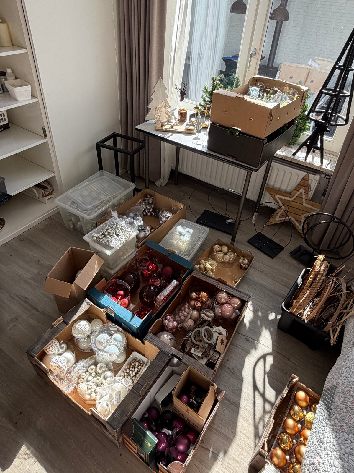 Extreem grote partij kerstaccesoires opkoper kerstbakjes, Hobby en Vrije tijd, Ophalen, Nieuw