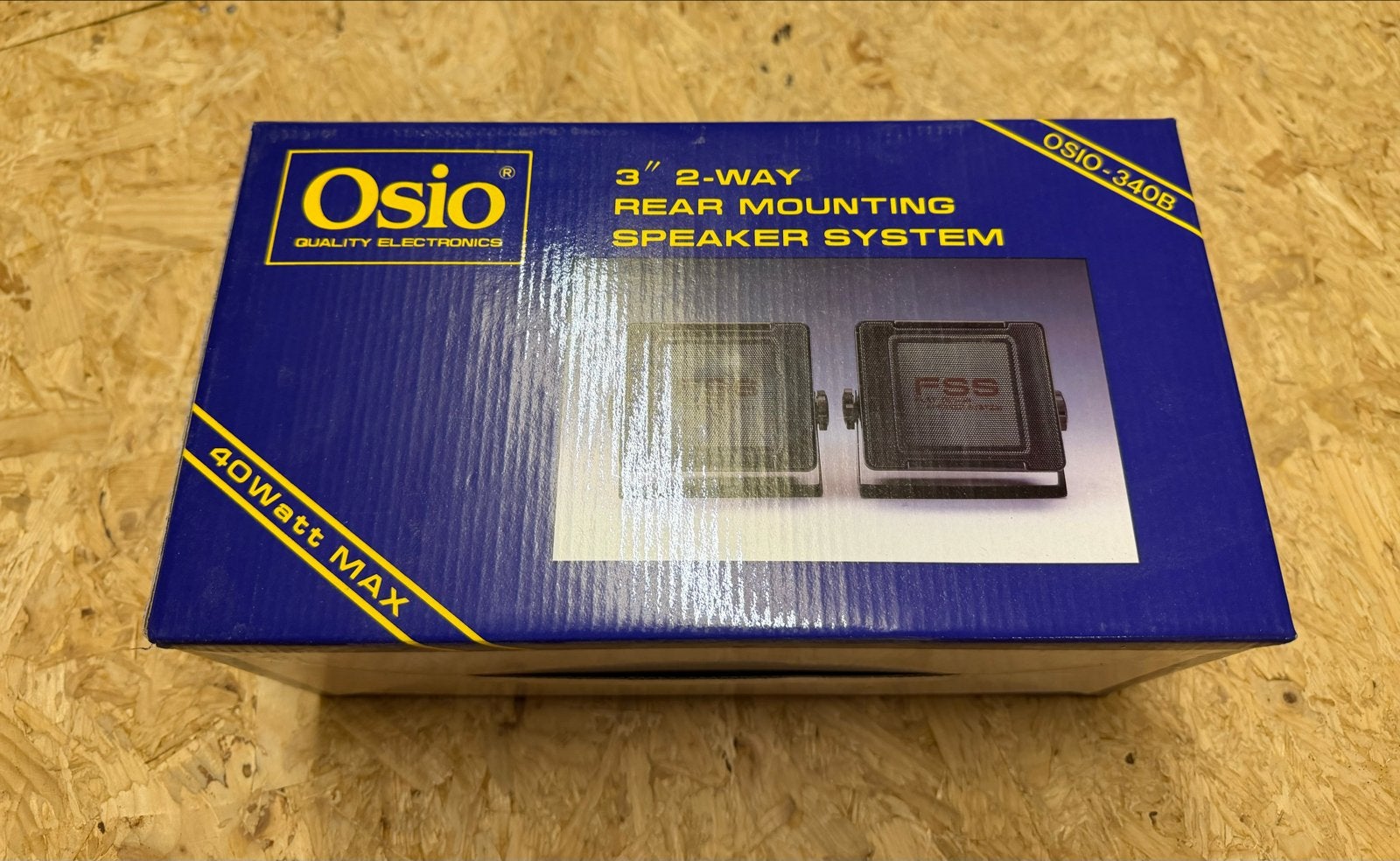 Osio OS-340B 3" 2-weg Achtermontage Luidsprekersysteem, Verzenden, Nieuw