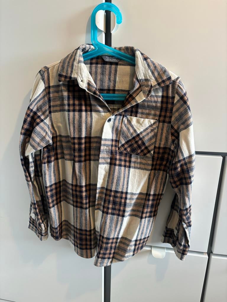 Geruit overhemd Primark maat 134, Ophalen of Verzenden, Nieuw, Jongen of Meisje, Overhemd of Blouse
